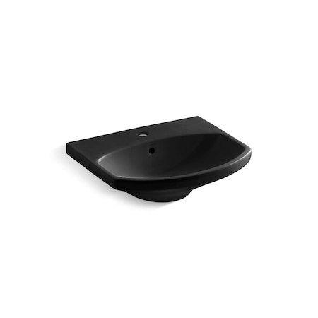 Kohler Cimarron Bathroom Sink With Single-Hole Faucet Hole 2363-1-7
